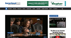 Desktop Screenshot of correctionalnews.com