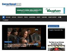 Tablet Screenshot of correctionalnews.com